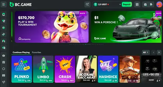 Discover the Thrills of Crypto Casino BC.Game India