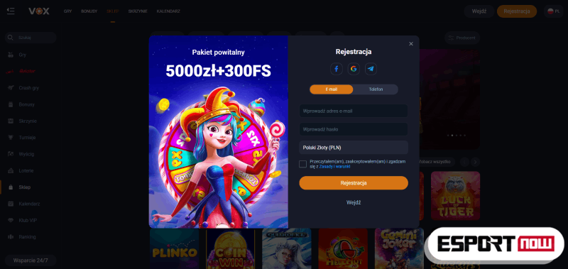 VOX Casino polska — recenzja, oferta gier i opinie